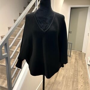 Kerisma Black V-Neck Women's Sweater